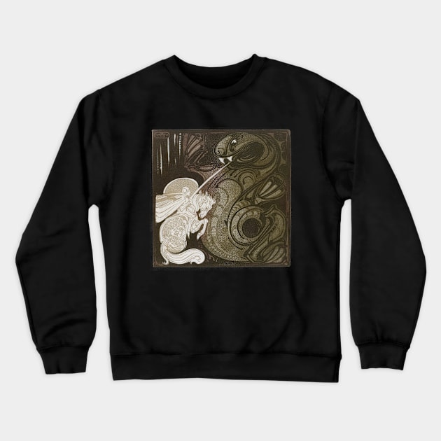 St George and the Dragon Crewneck Sweatshirt by UndiscoveredWonders